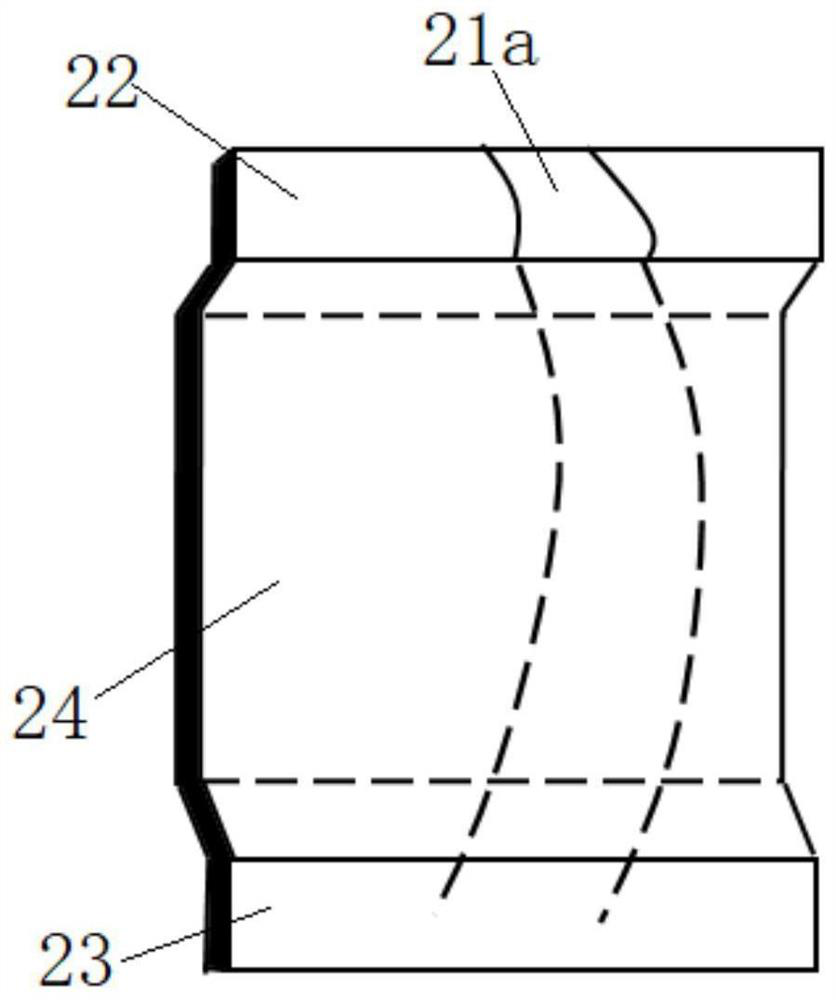 A kind of hollow box-shaped reinforcement and preparation method thereof, and preparation method of hollow box