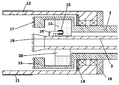 Drilling device for hydraulic fracturing weakening hard roof