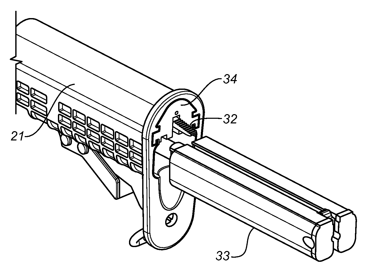 System for providing electrical power to accessories mounted on the powered rail of a weapon