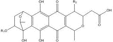 Medical application of granaticin type compound