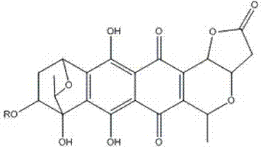 Medical application of granaticin type compound