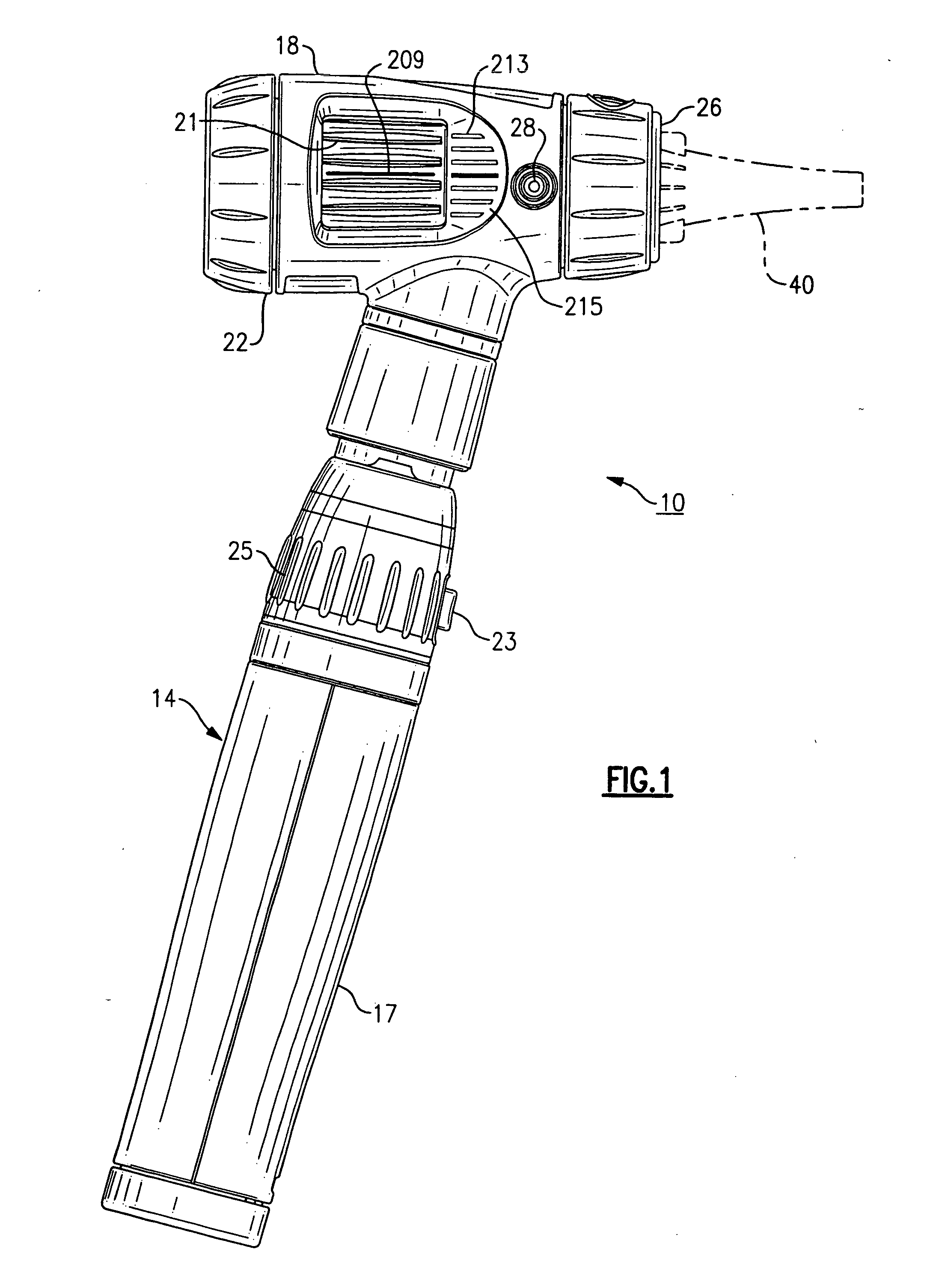 Otoscopic tip element and related method of use