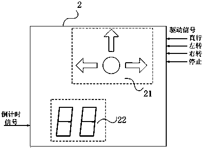 Traffic signal pre-display device