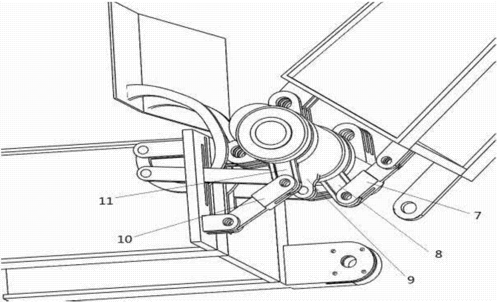 Aircraft wing folding mechanism and covering cap mechanism based on aircraft wing folding mechanism