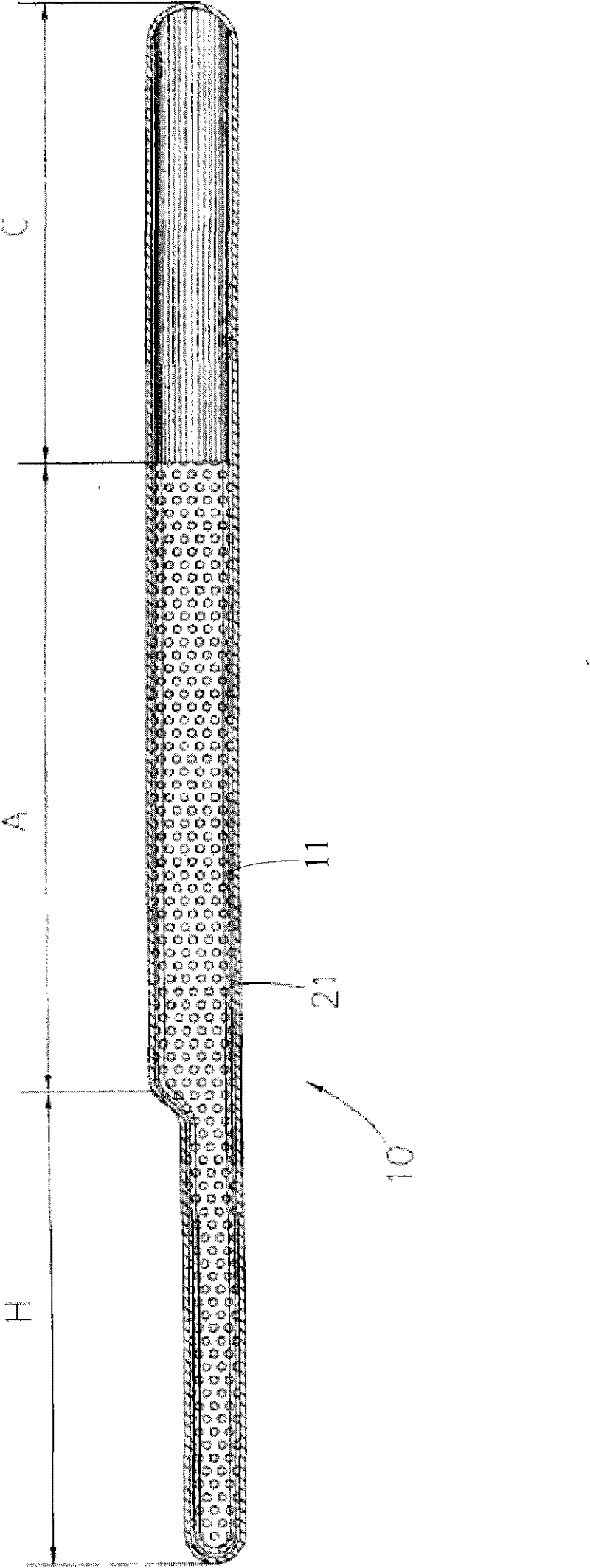 Flat heat radiating pipe and manufacturing method thereof