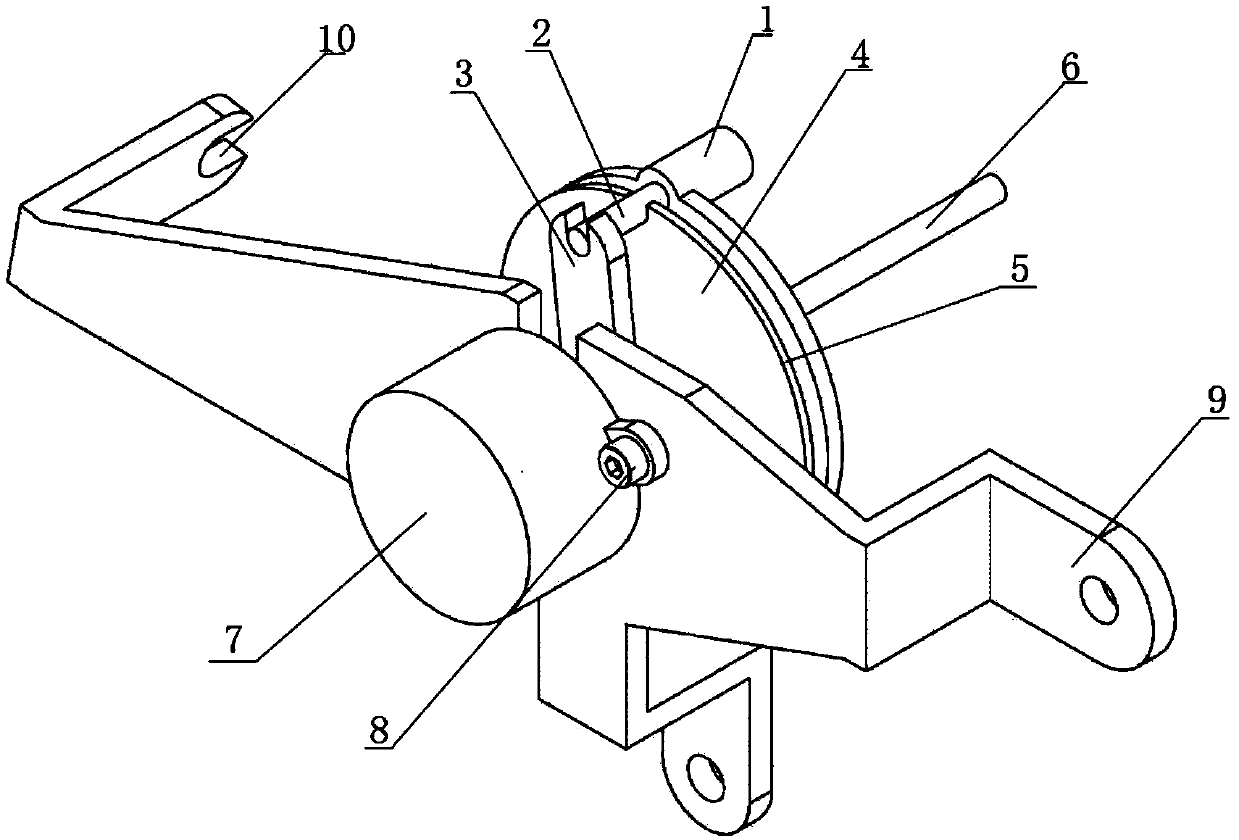 Motor fixing piece