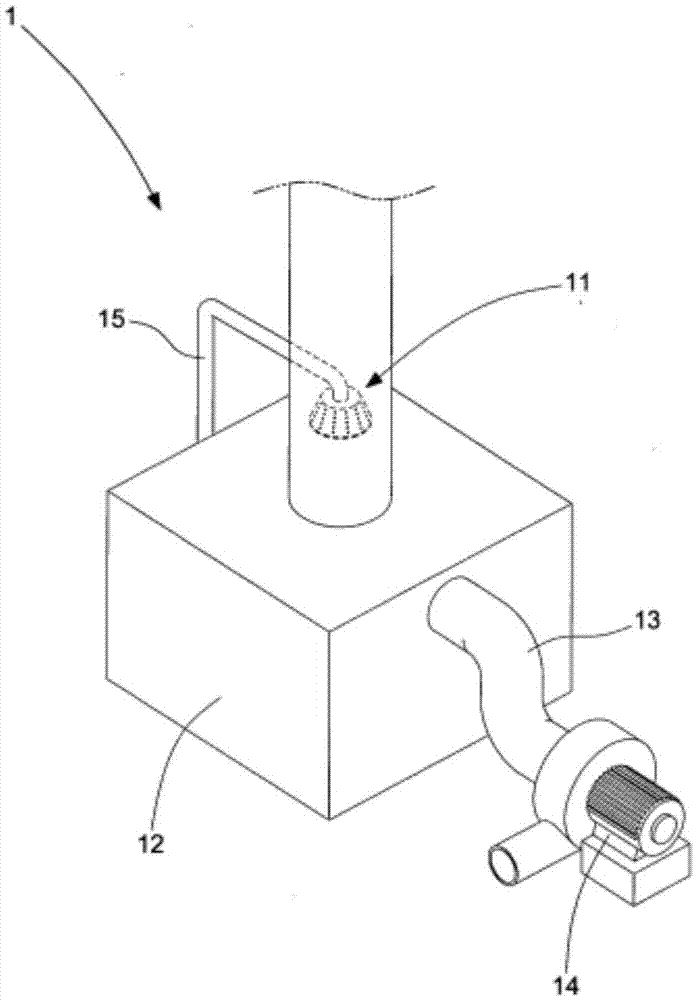 Smoke and dust filter structure