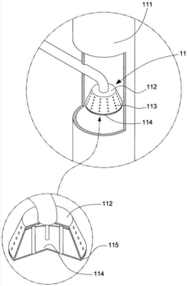 Smoke and dust filter structure