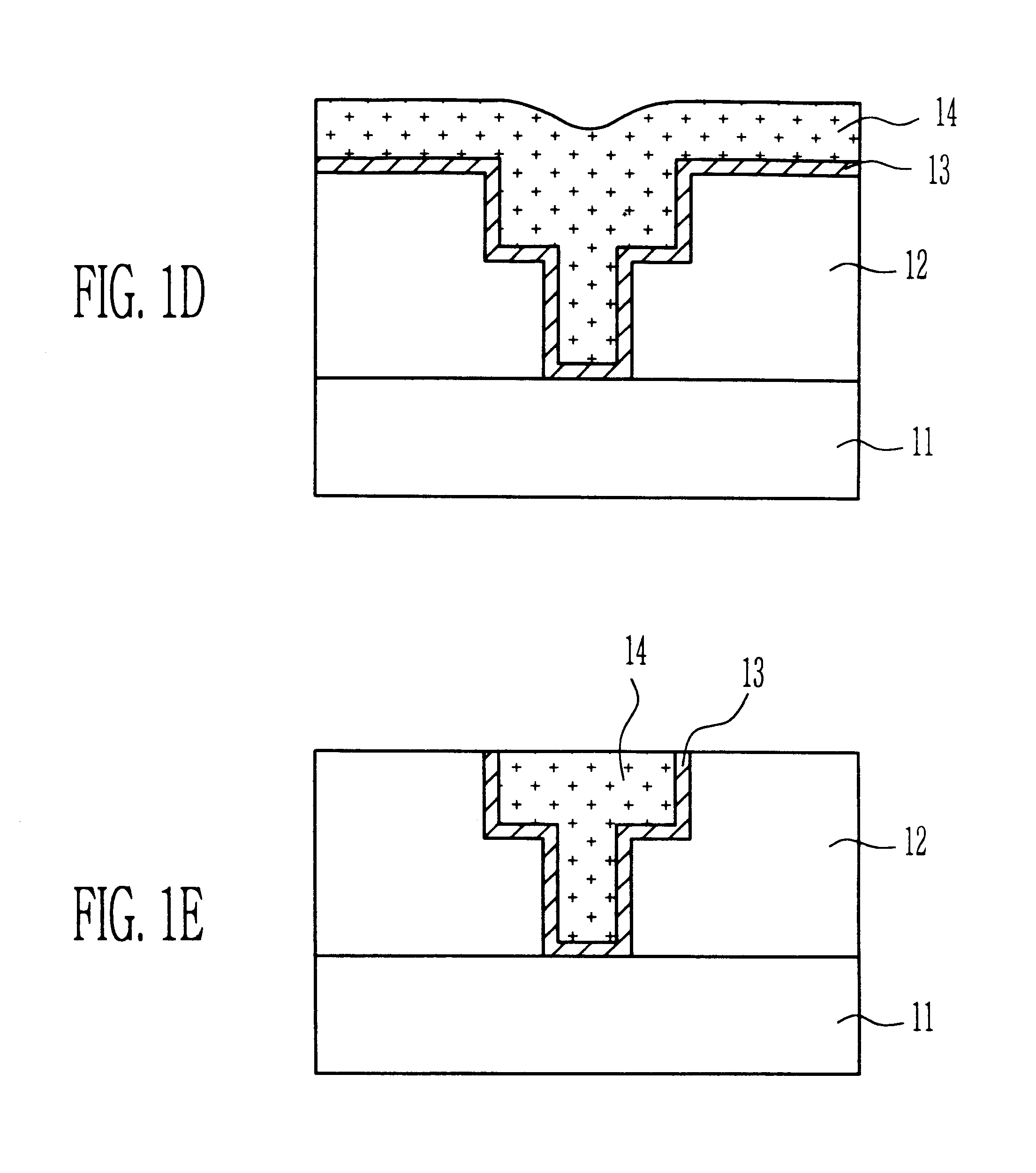 Method of catalyzing copper deposition in a damascene structure by plasma treating the barrier layer and then applying a catalyst such as iodine or iodine compounds to the barrier layer