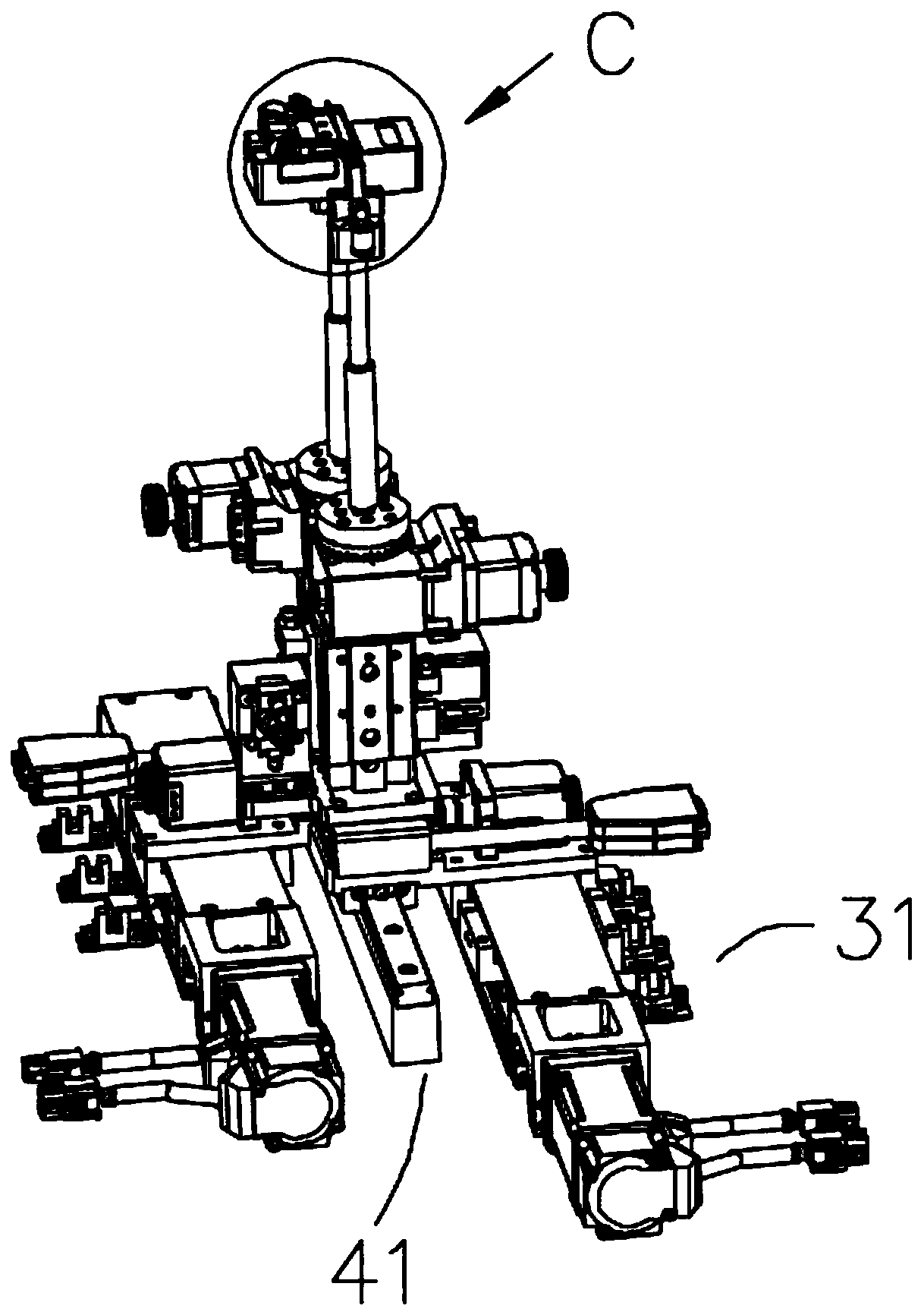 Photographing and labeling mechanism