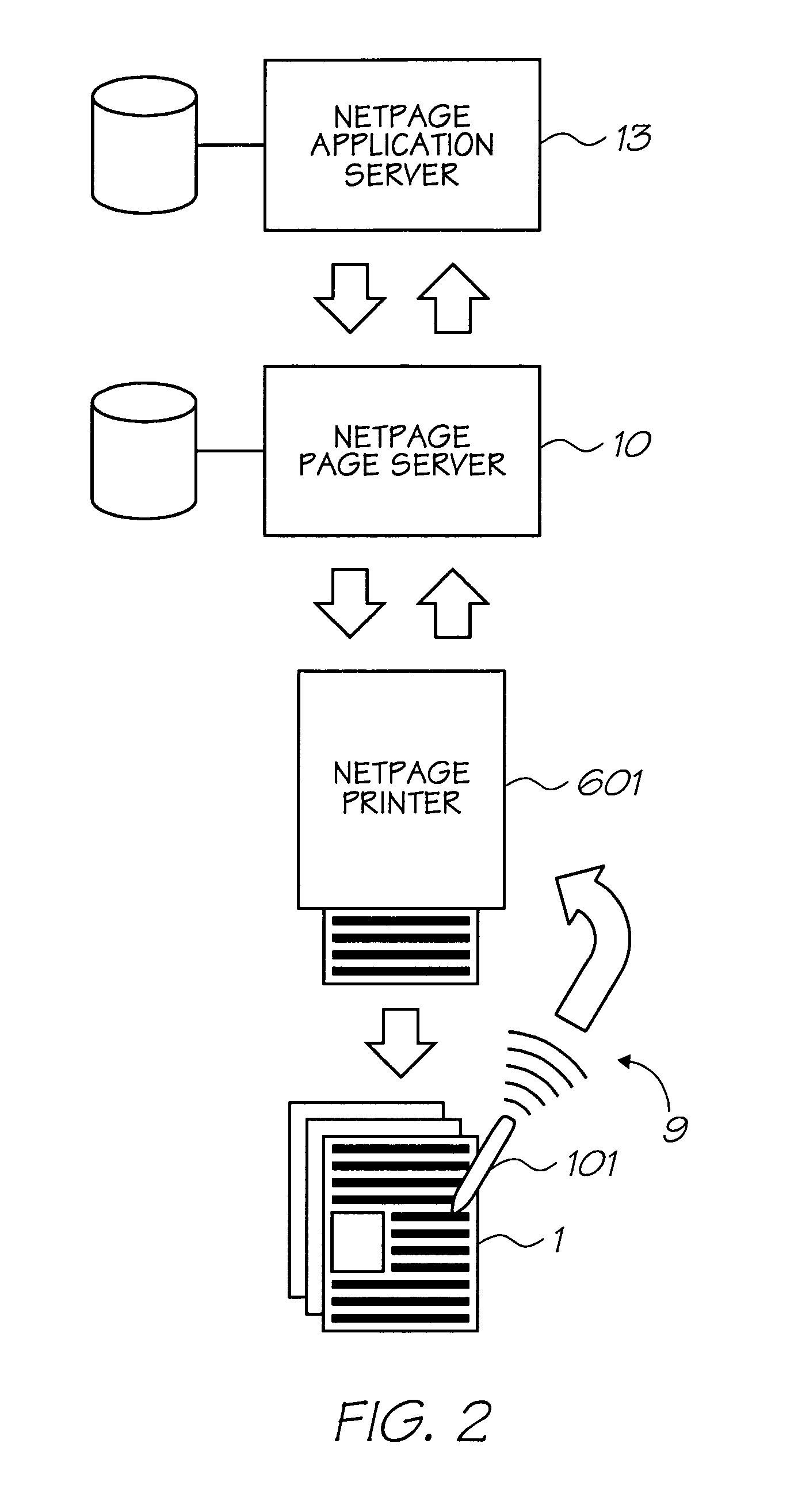 Printed page tag encoder for encoding fixed and variable data