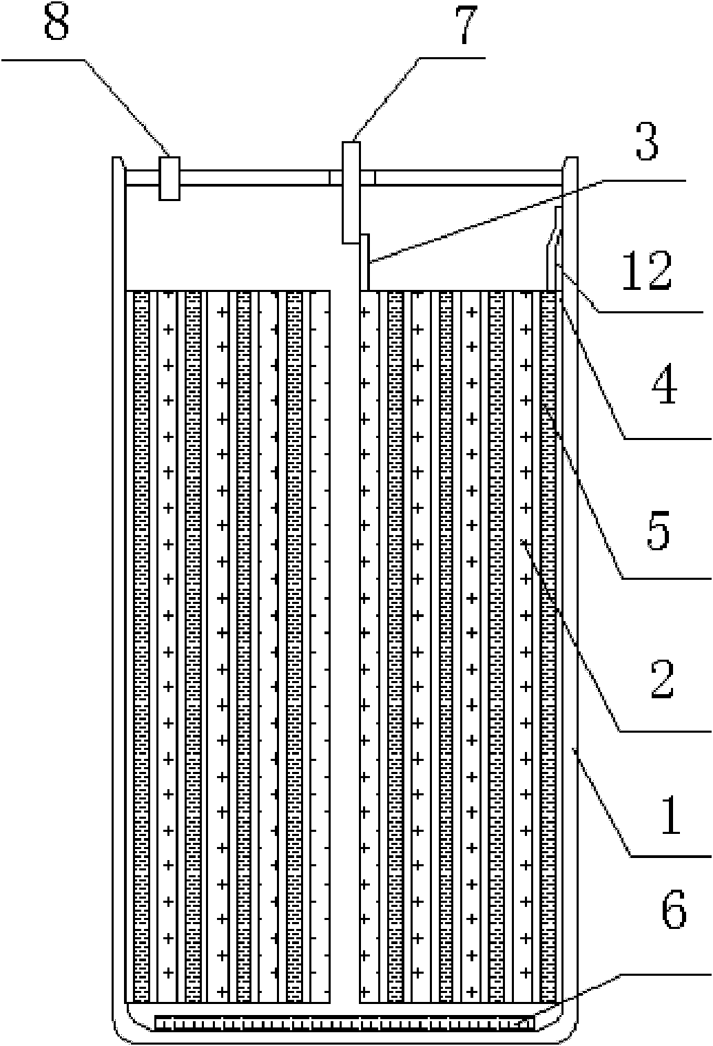 Cylindrical lithium-manganese dioxide battery structure with high capability and preparation method thereof