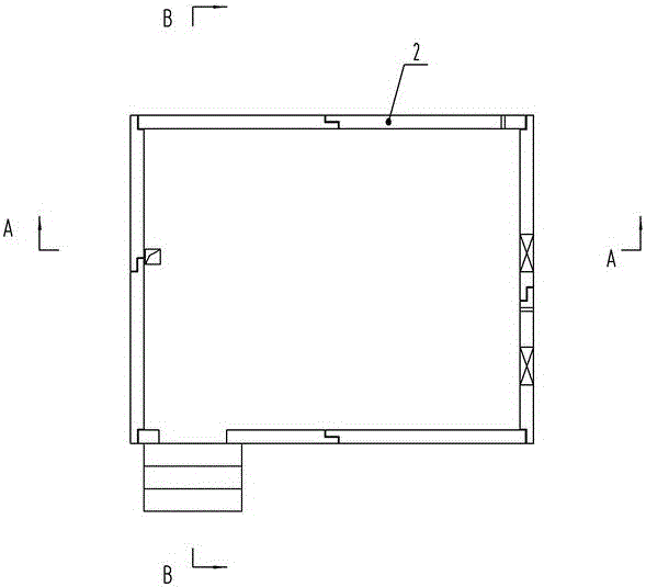 Fully-prefabricated structure and construction method thereof