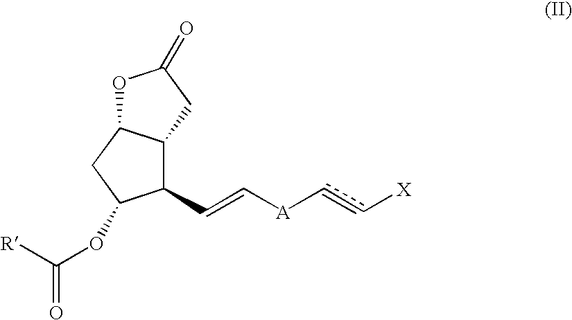 Method and intermediate for preparing a prostaglandin F-type compound