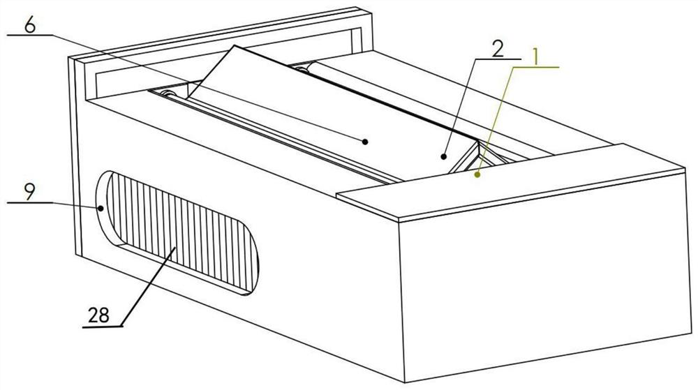 Earthquake-disaster-resistant refuge bed structure for old people