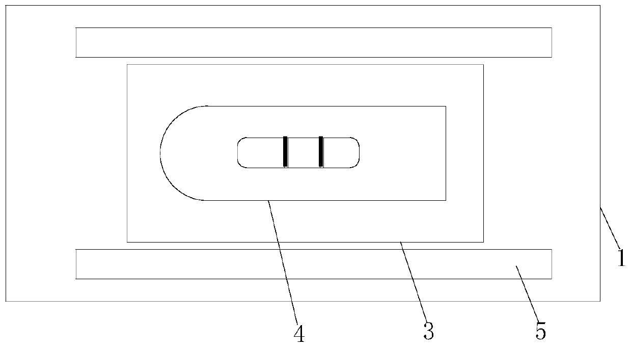 Electronic quality control card used for time-resolved fluorescent immunoassay instrument and electronic quality control card component