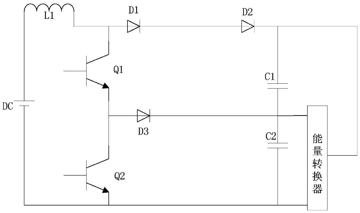 Three-level boost circuit