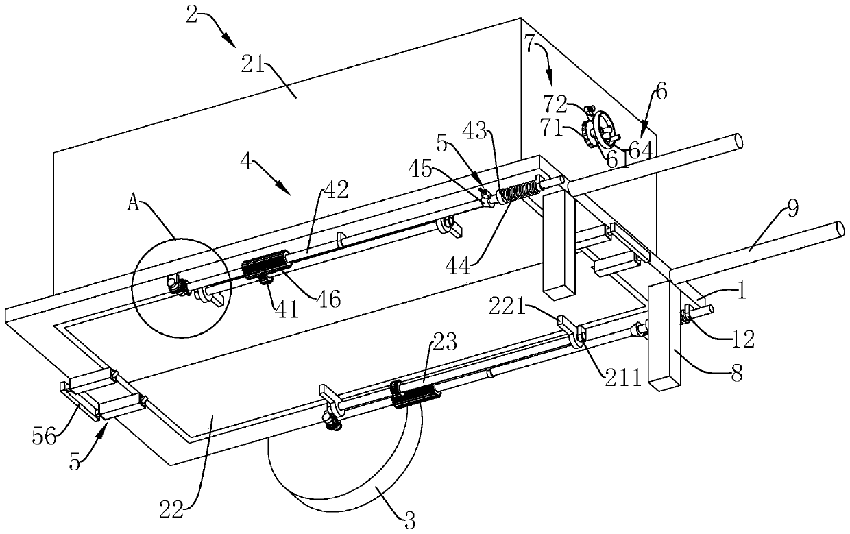 Pushcart convenient to unload materials