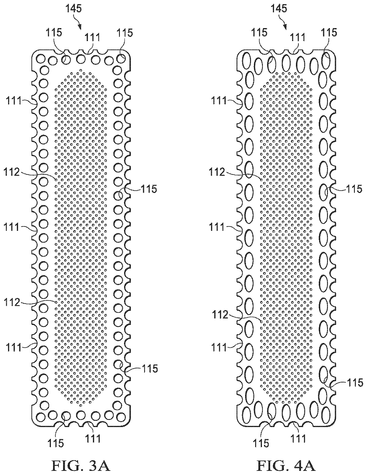 Elastically deformable wound dressings