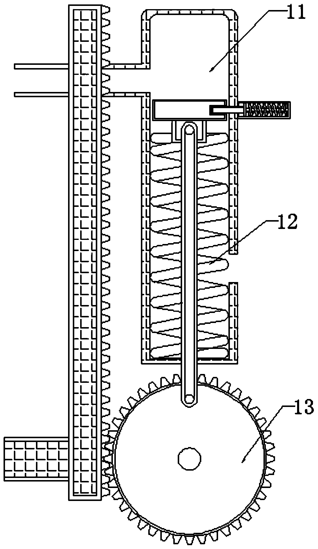 Device for increasing injection pressure through melting temperature pressurization