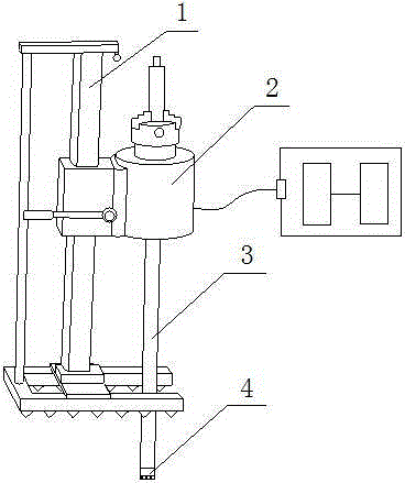 Electric geological core drilling rig