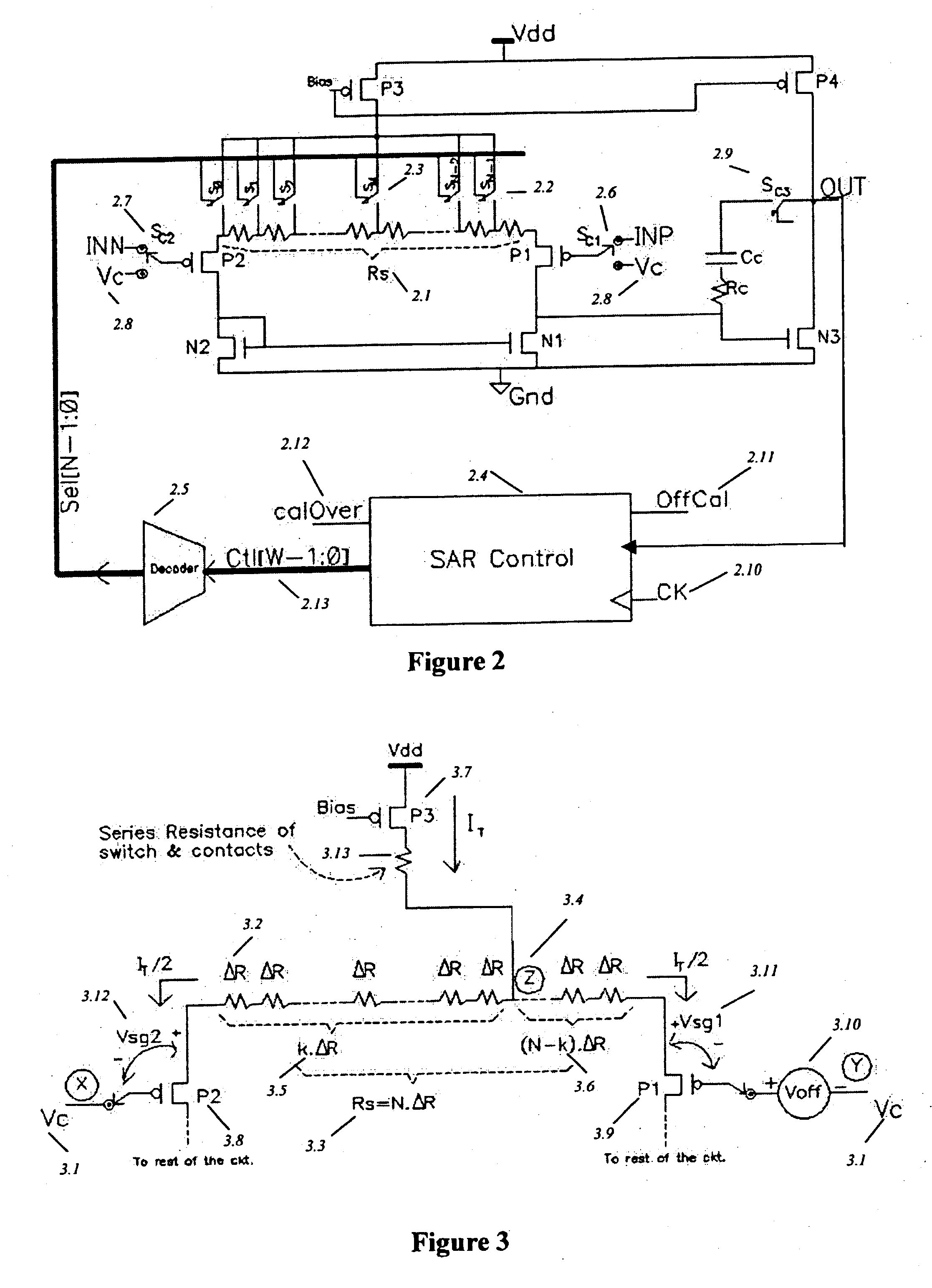 Non-switched capacitor offset voltage compensation in operational amplifiers