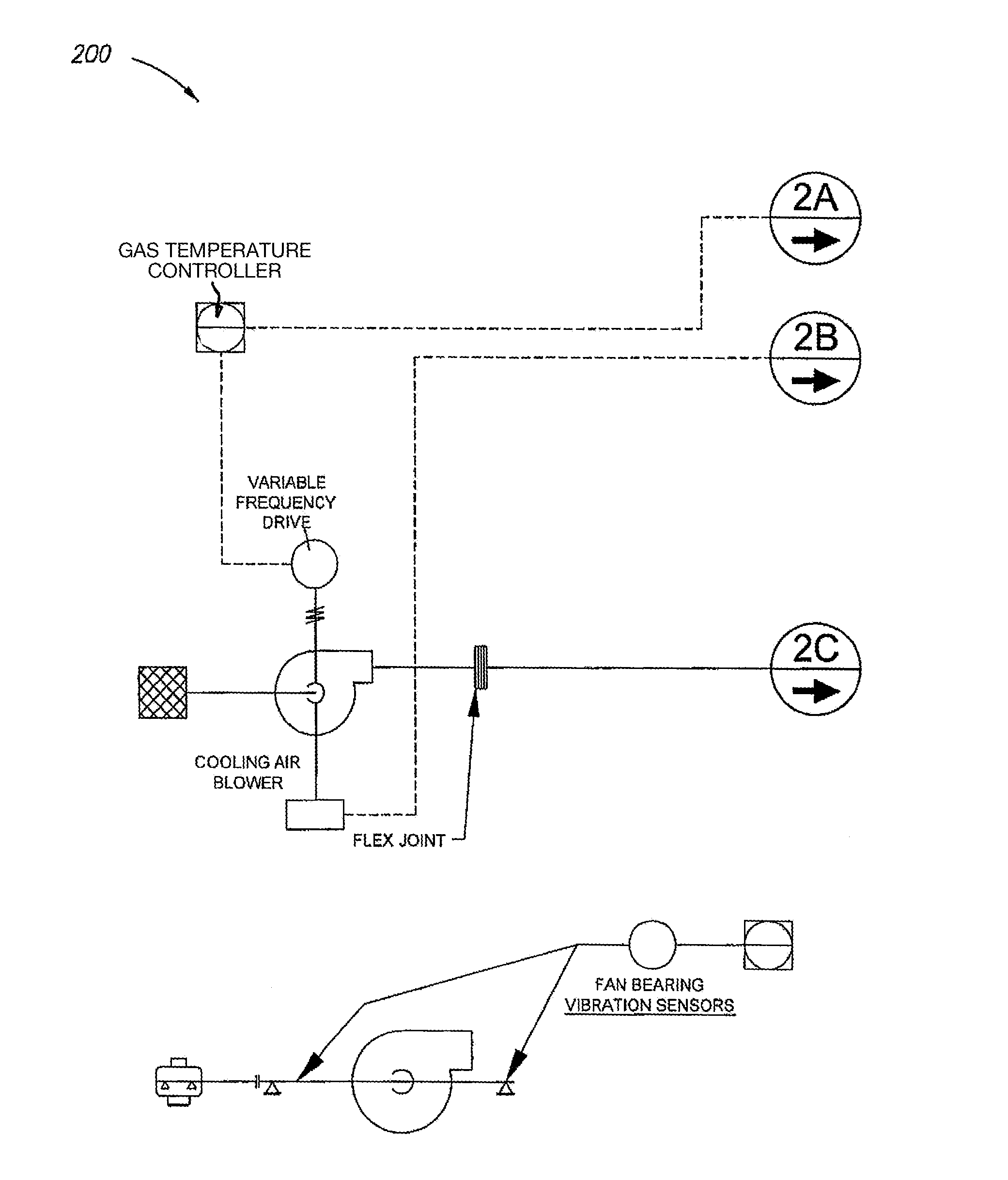 Air cooling system and method for a heat recovery steam generator inlet