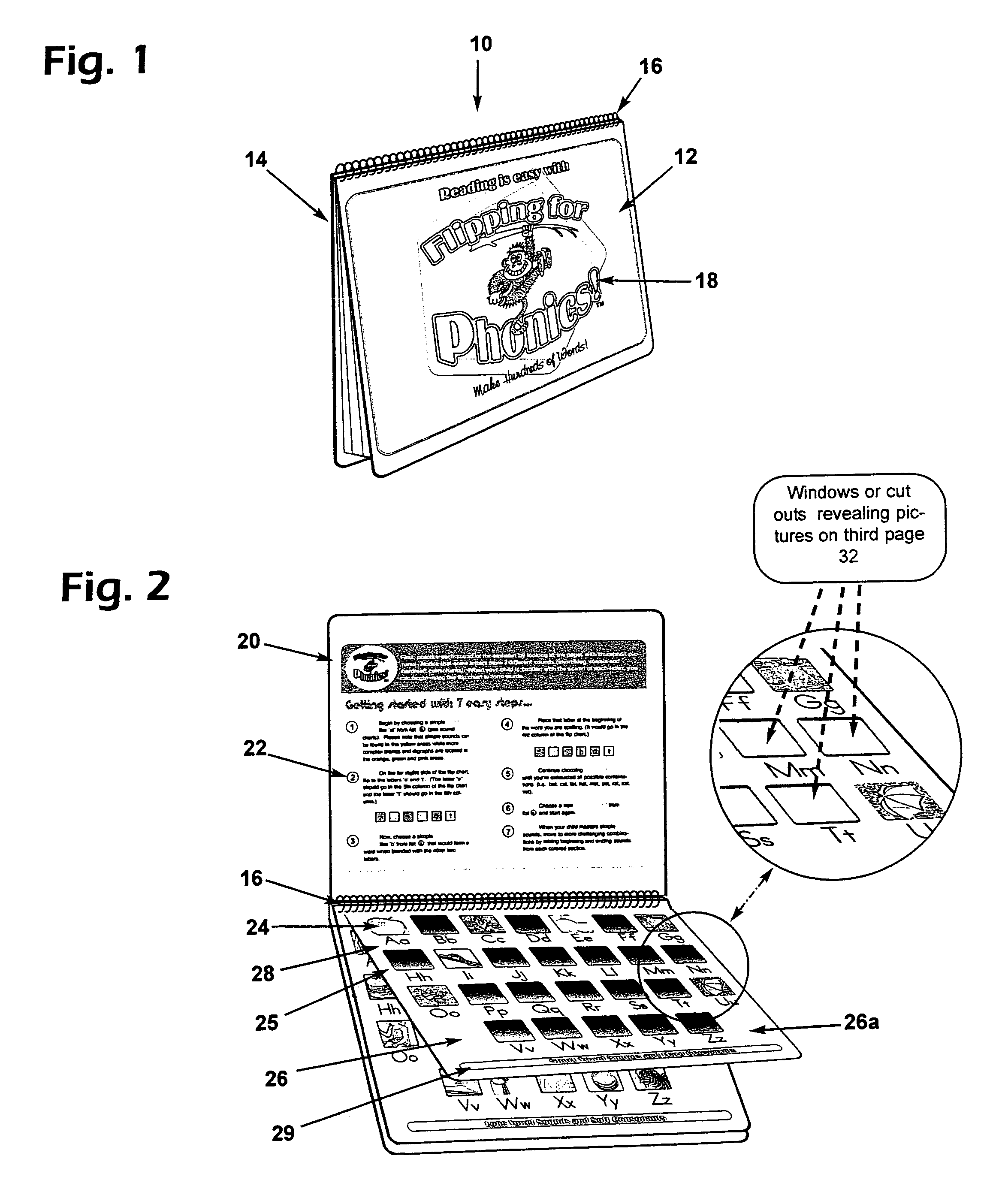 Tool device, system and method for teaching reading
