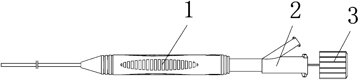 Injection device used under medical endoscope