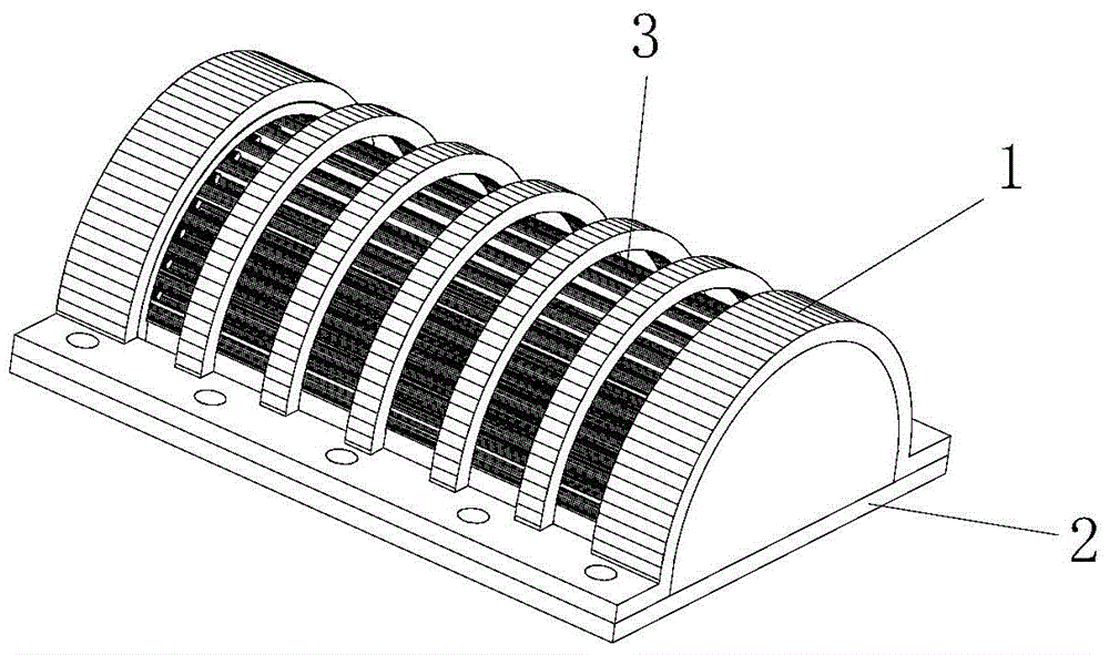 Arc-shaped vibrating diaphragm and air kinetic energy loudspeaker with same