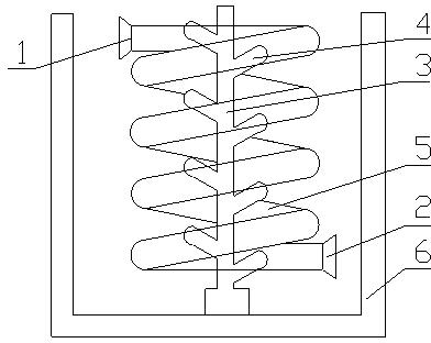 Serpentine type heat exchanger