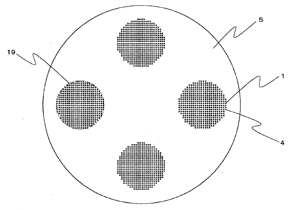 Composite nozzle and method for producing composite fiber