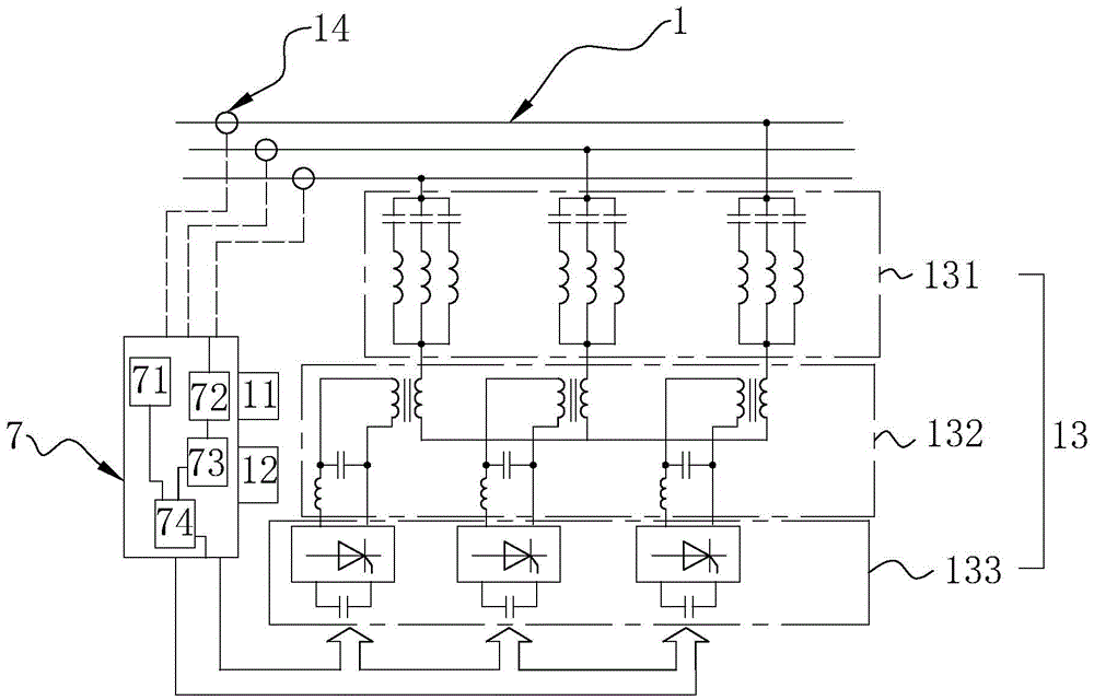 Zero-sequence protection circuit and system applying same