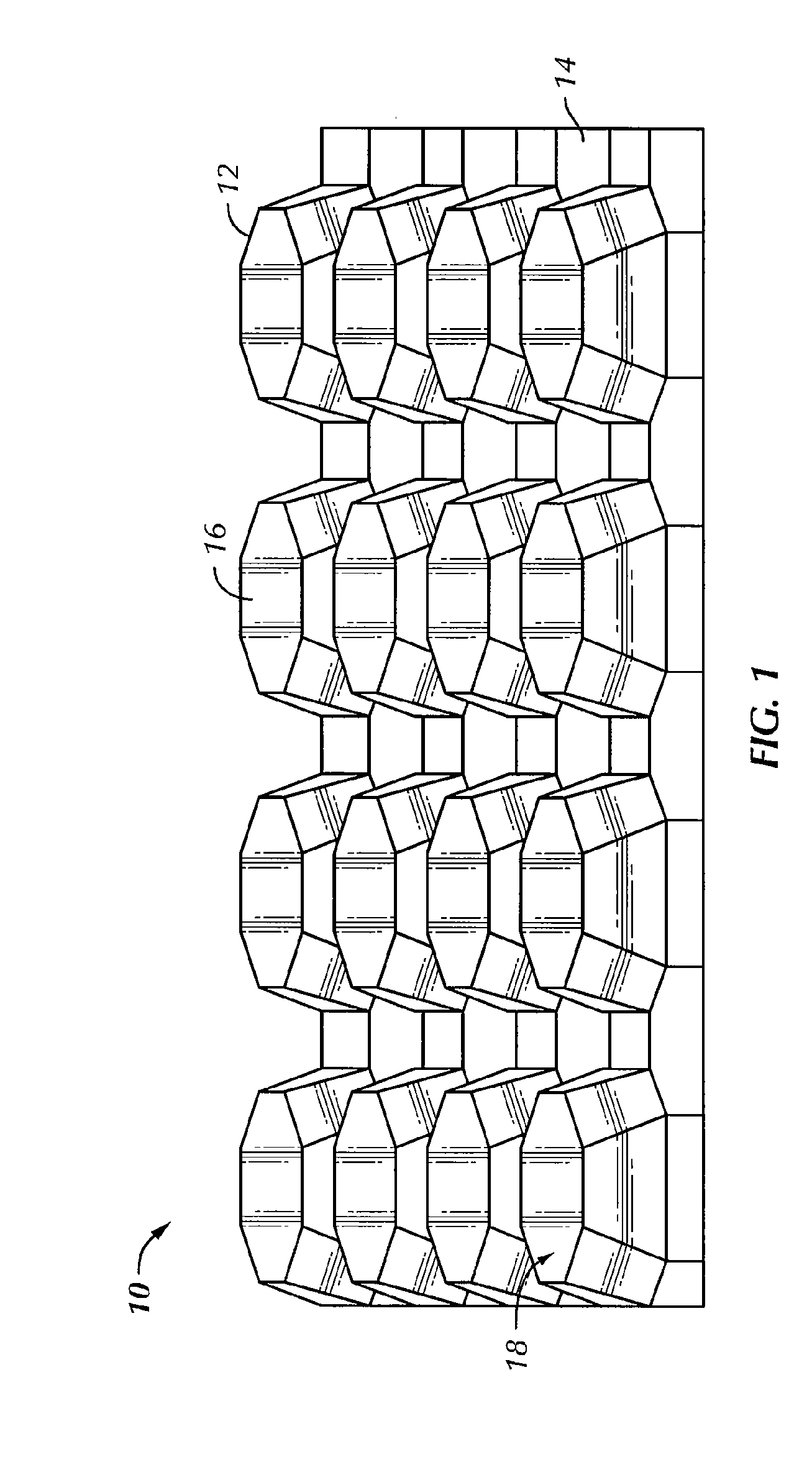 Formed core sandwich structure and method and system for making same