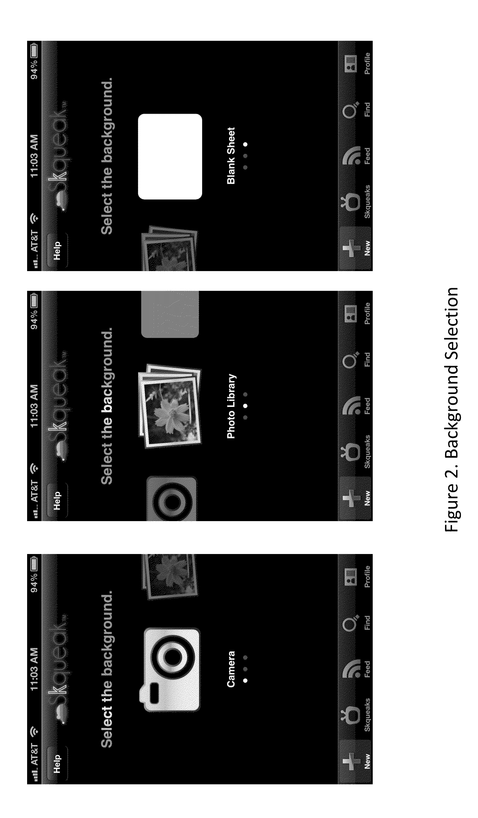 System and method for electronic communication using a voiceover in combination with user interaction events on a selected background