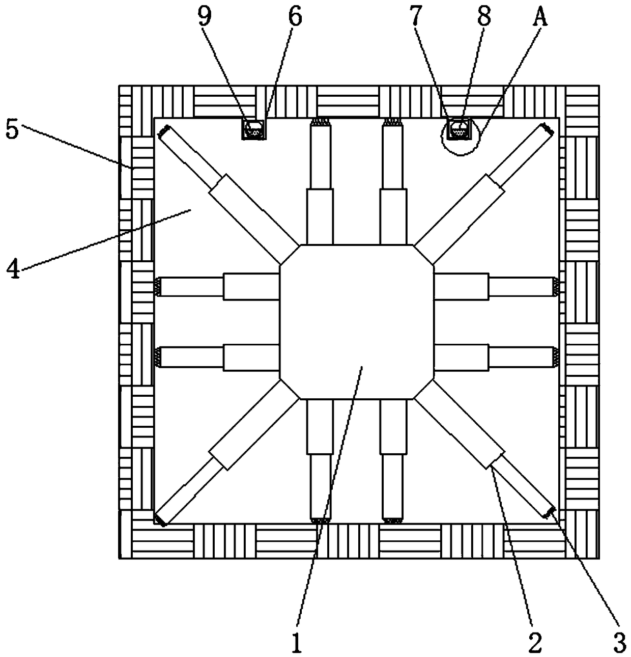 Hydraulic filled retainer wall convenient to clear