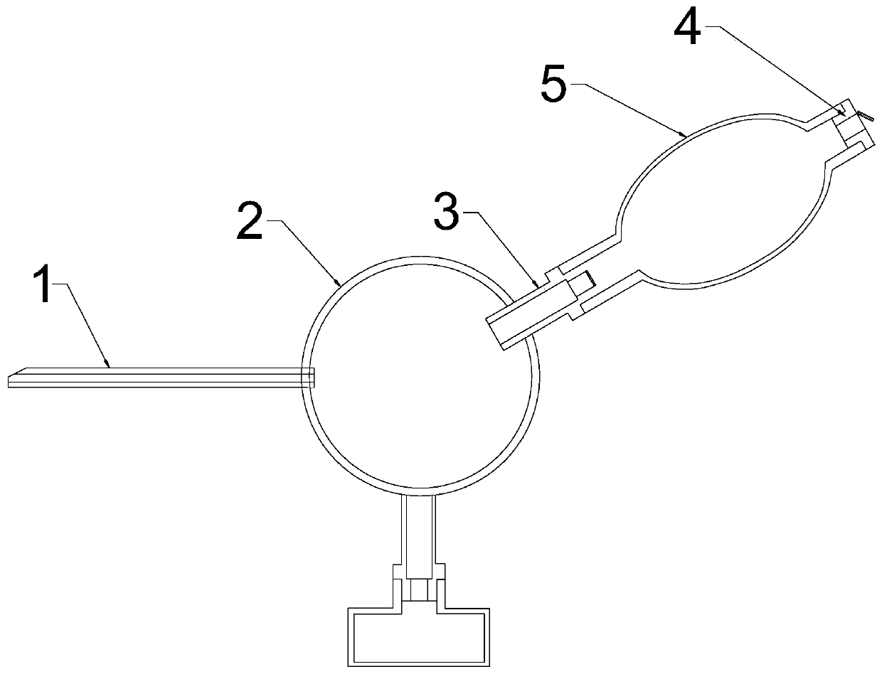 Manual aspirator and manual sucking method