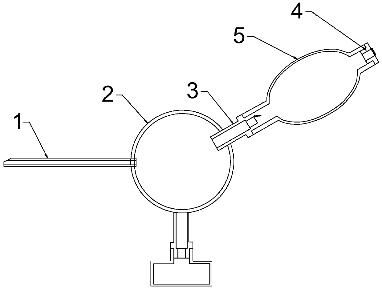 Manual aspirator and manual sucking method