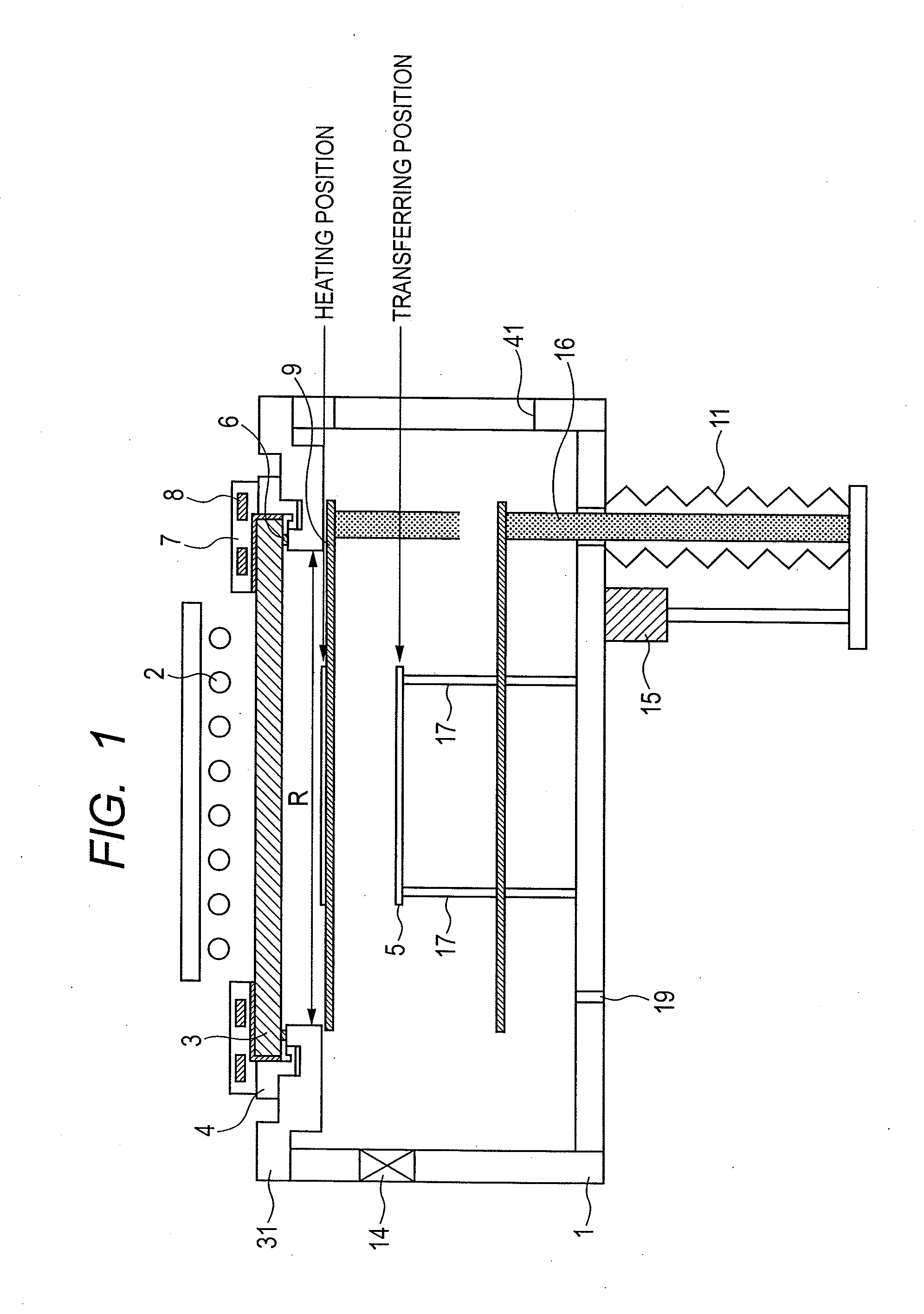 Vacuum heating and cooling apparatus