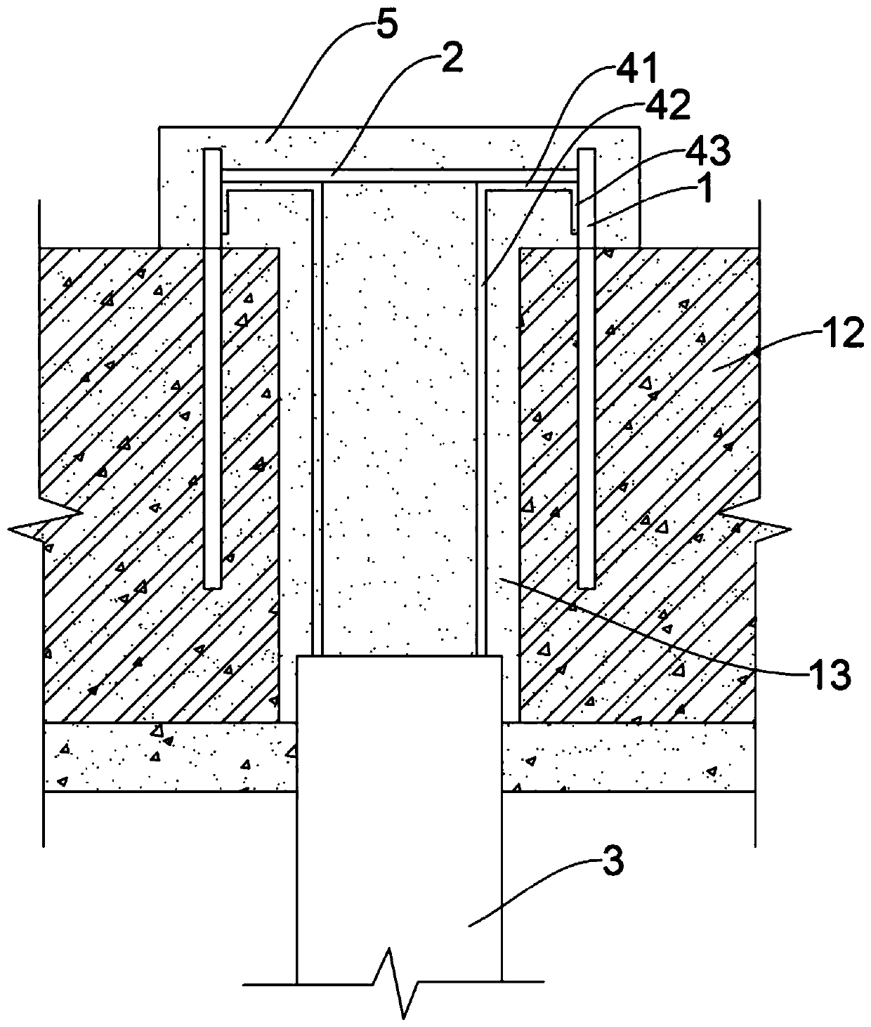 Construction method for building linear accelerator machine room in confined space of hospital basement