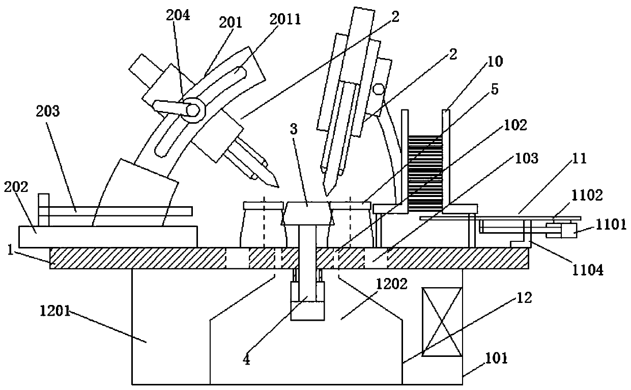 Full-automatic oil seal trimming device