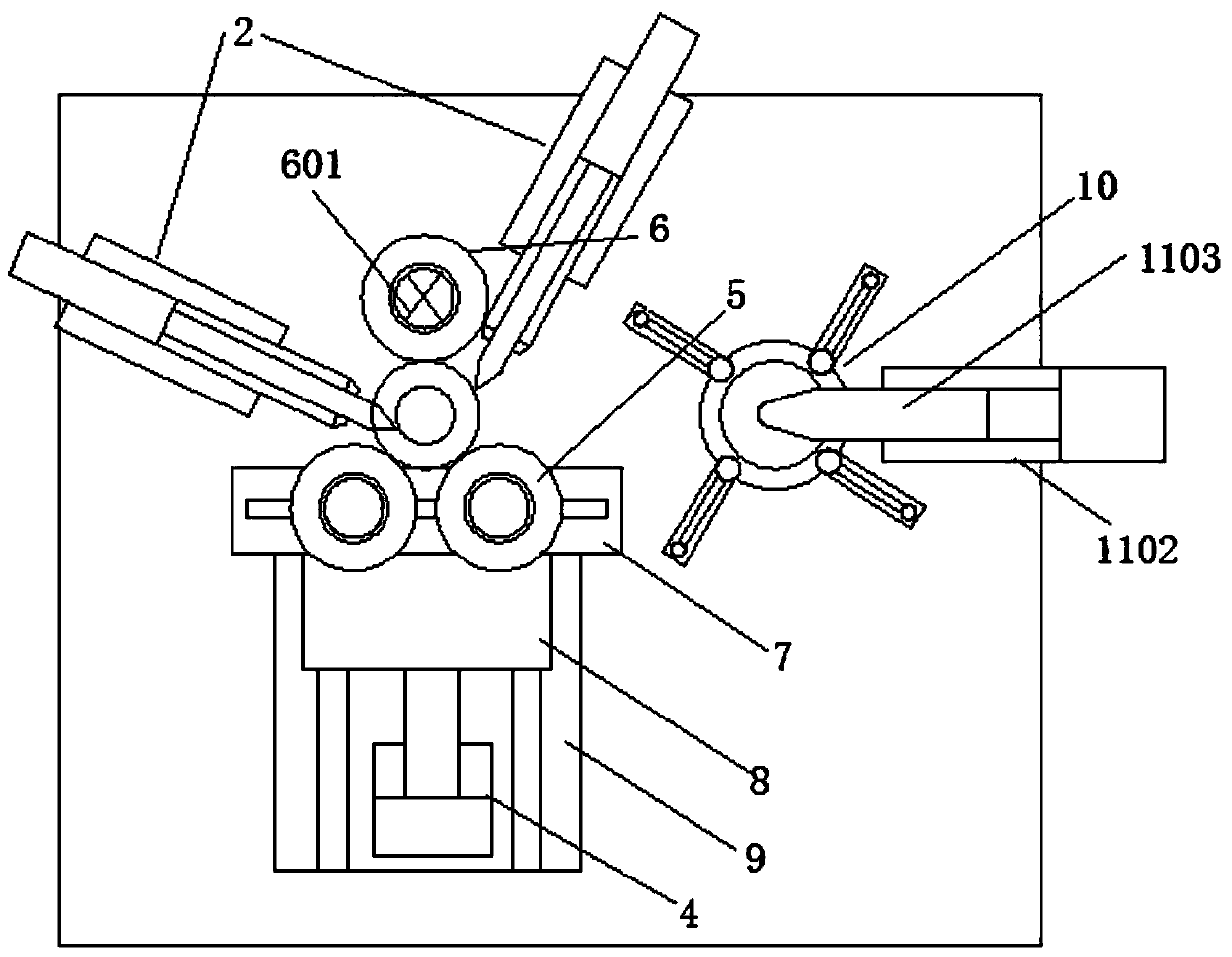 Full-automatic oil seal trimming device