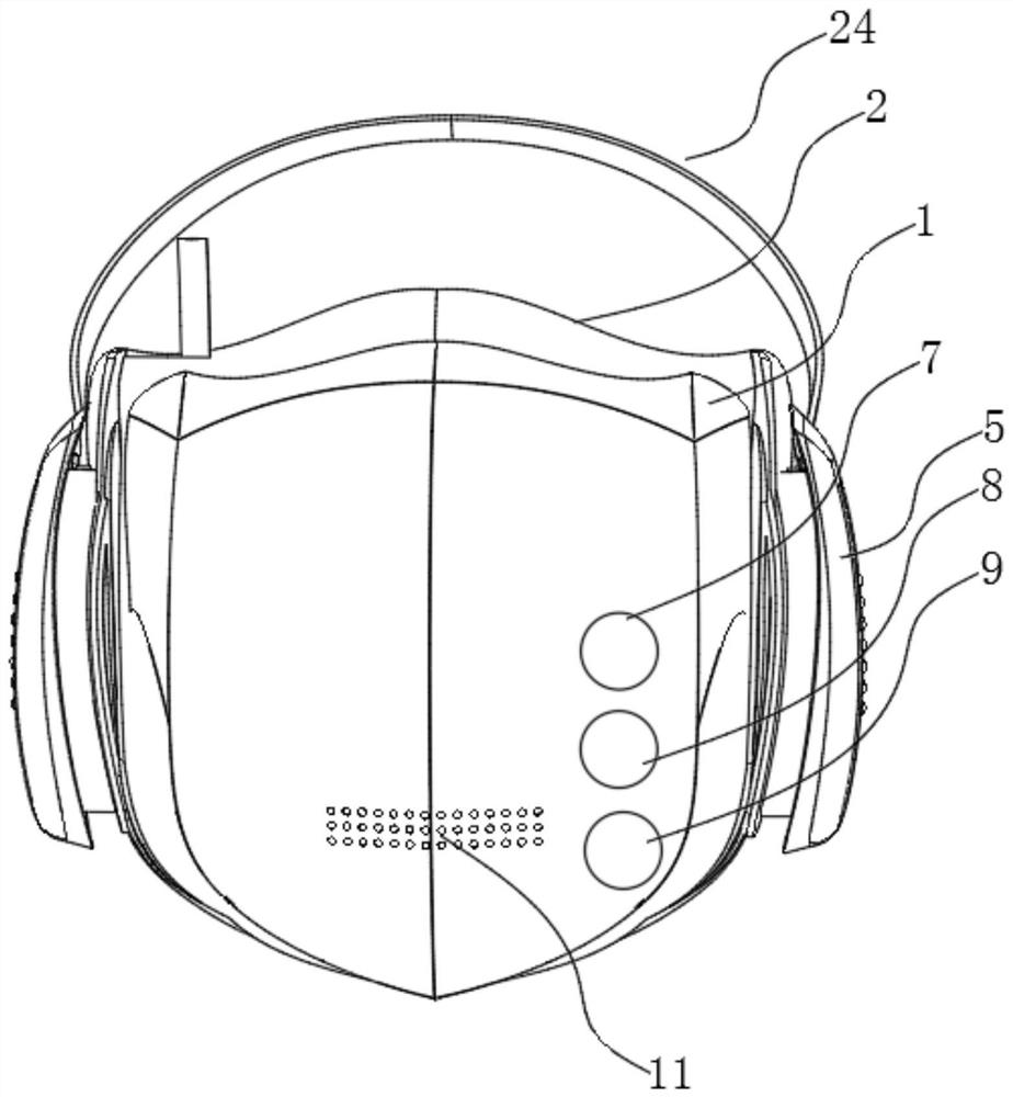 Disposable safety mask capable of preventing repeated use