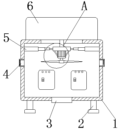 Cooling device for box-type substation