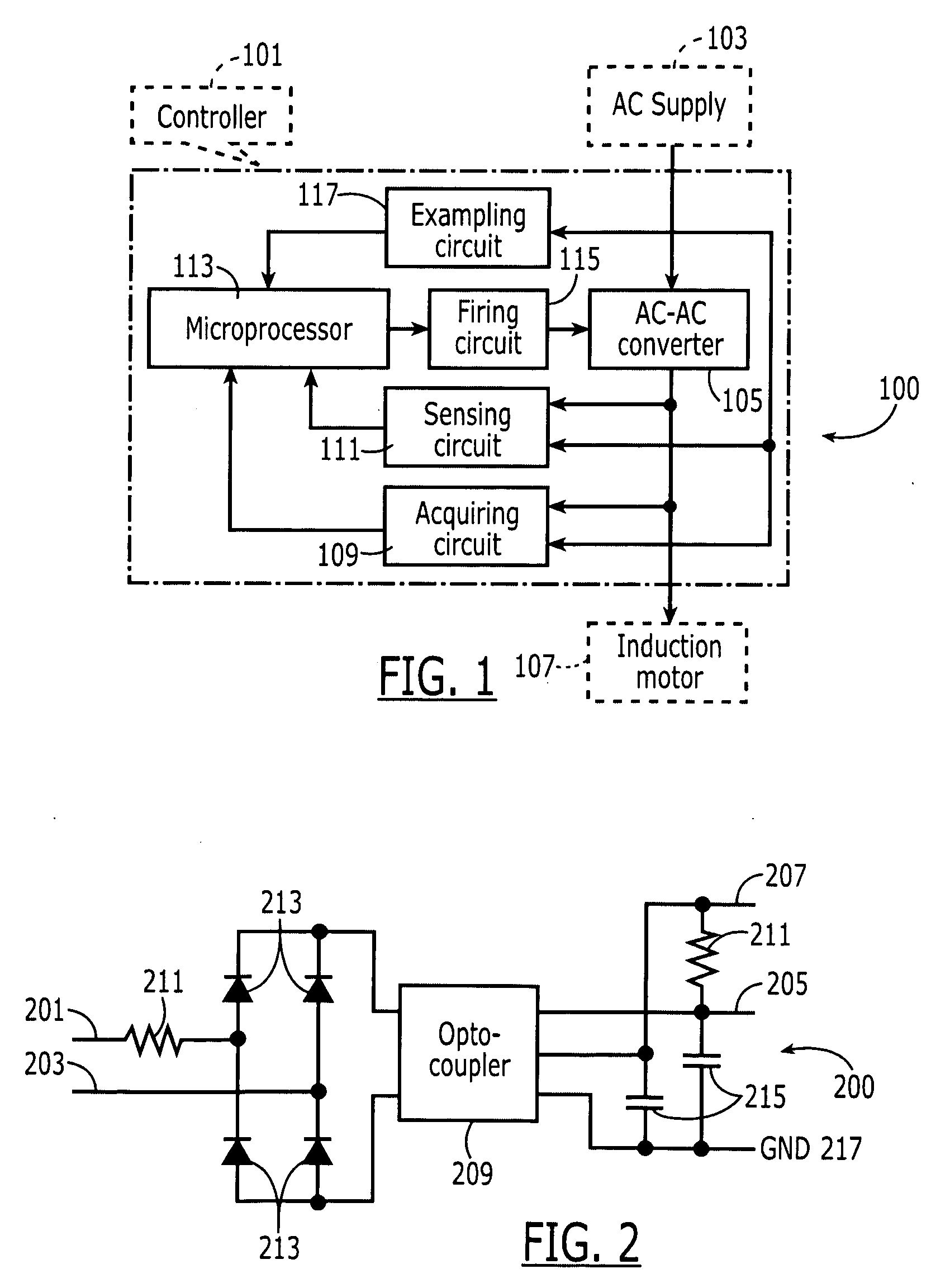 Energy-saving controller for three-phase induction motors