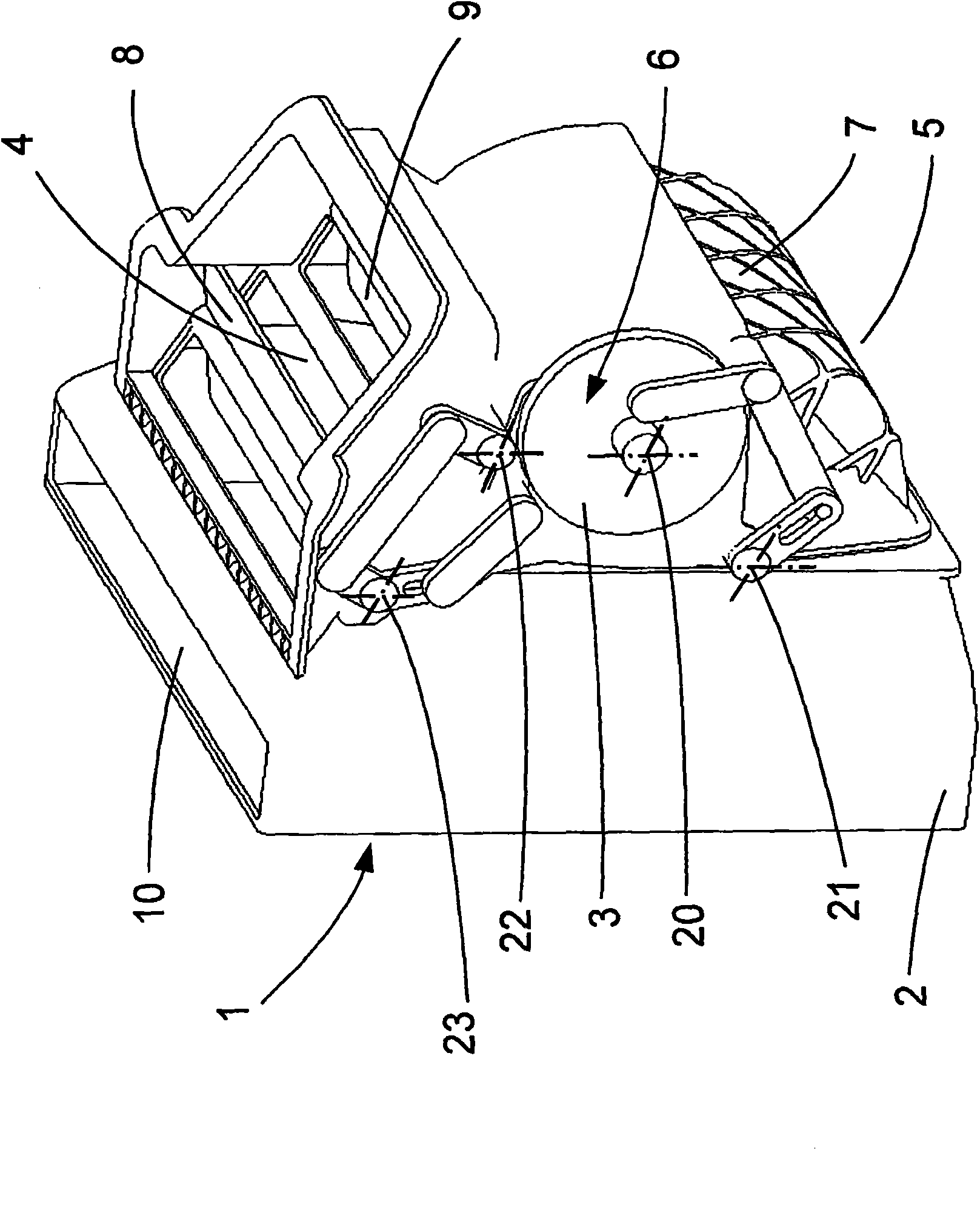 Device for controlling air flows