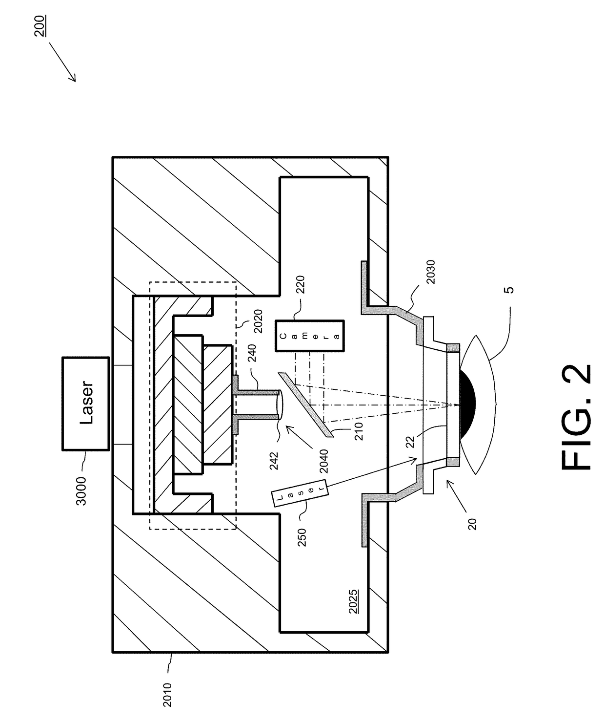 Patient interface device for laser eye surgery having light guiding structure for illuminating eye
