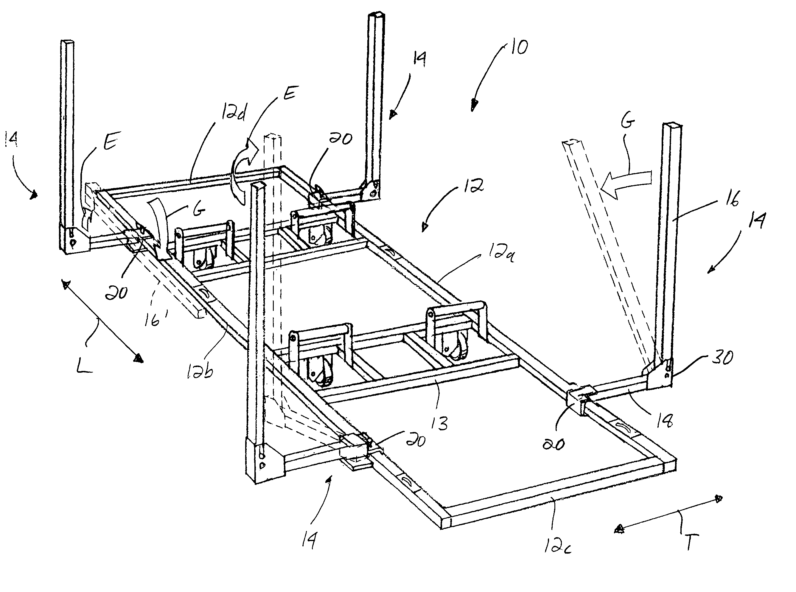 Vehicle shipping rack and related methods