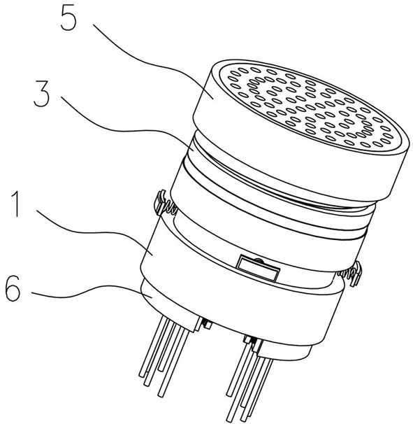 A dual channel pressure sensitive core