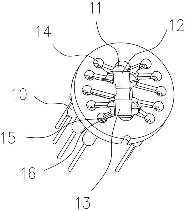 A dual channel pressure sensitive core